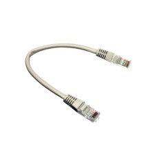 Патч-корд 0.25м UTP cat.5e, CU, grey Kingda (PAUT3025-CU-GY)