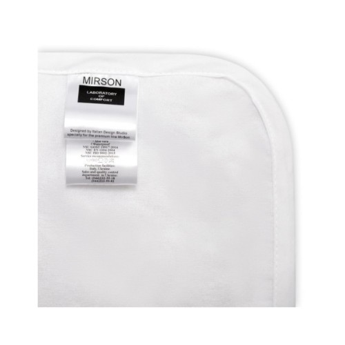 Наматрацник MirSon Terry Waterproof 218 водонепроникний гумка по периметру 60x120 см (2200000326973)