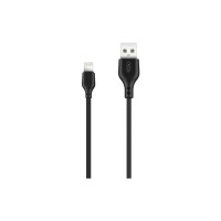 Дата кабель USB 2.0 AM to Lightning 1.0m 2.1A NB103 black XO (6920680862702)