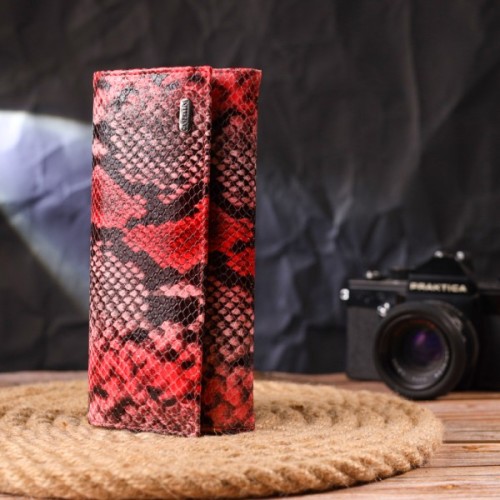 Гаманець Canpellini З натуральної шкіри Різнобарвний (21627)