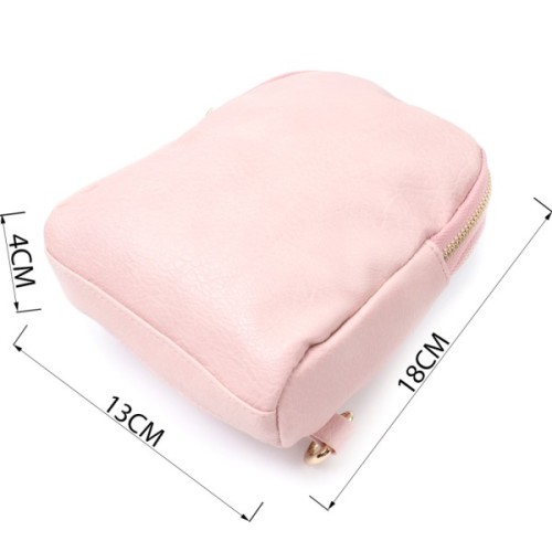 Сумка Vintage Маленька жіноча через плече з екошкіри Рожева (22782)