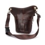 Сумка Vintage На пояс шкіряна Коричнева (20013)