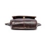Сумка Vintage На пояс шкіряна Коричнева (20013)