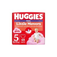 Підгузки Huggies Little Movers/Pants 5 (12-17 кг) для дівчаток 48 шт (5029053547626)