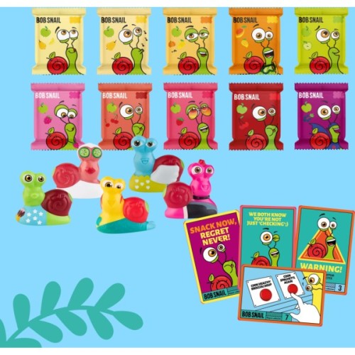 Цукерка Bob Snail Адвент-календар Диско з іграшками та стікерами 97 г (4820219347040)