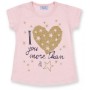 Набір дитячого одягу Breeze з золотим серцем (8735-116G-pink)