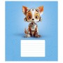 Зошит Школярик Robot animals 12 аркушів лінія (012-3331L)