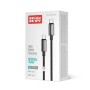 Дата кабель USB-C to USB-C 1.0m 5A 100W zinc alloy braided black ColorWay (CW-CBPDCC098-BK)