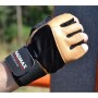 Рукавички для фітнесу MadMax MFG-269 Professional Brown L (MFG-269-Brown_L)