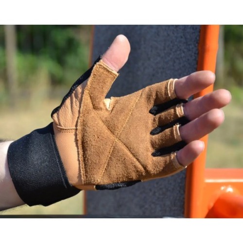 Рукавички для фітнесу MadMax MFG-269 Professional Brown L (MFG-269-Brown_L)