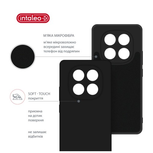 Чохол до мобільного телефона Intaleo SoftShell Xiaomi Redmi Note 14 Pro 5G Black (1283126620140)