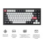 Клавіатура Keychron Q1 HE Magnetic Switch RGB UA Black (Q1H-M1-UA)