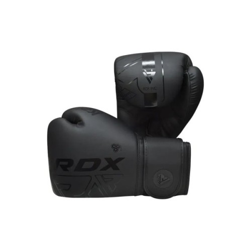 Боксерські рукавички RDX F6 Kara Matte Black 12 унцій (BGR-F6MB-12OZ)