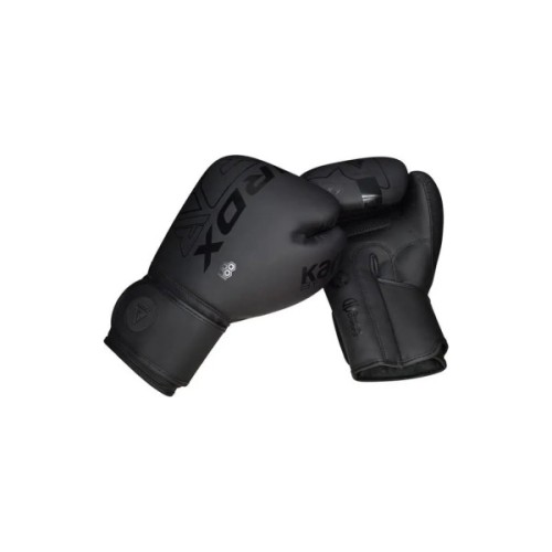 Боксерські рукавички RDX F6 Kara Matte Black 12 унцій (BGR-F6MB-12OZ)