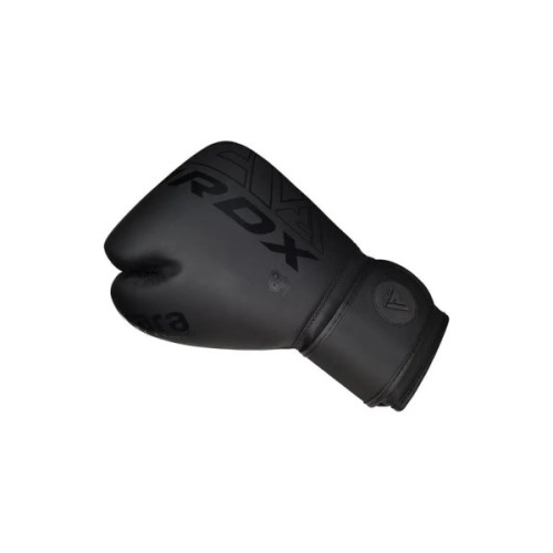 Боксерські рукавички RDX F6 Kara Matte Black 12 унцій (BGR-F6MB-12OZ)