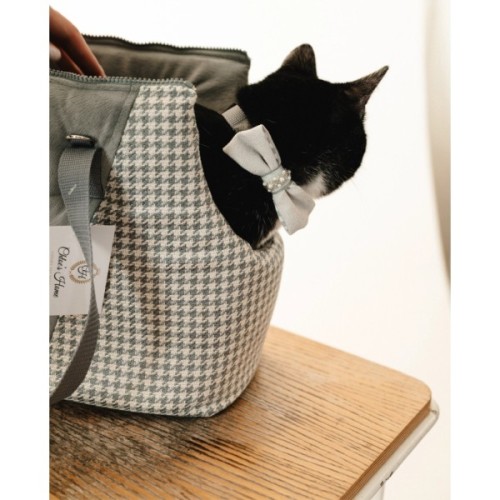 Переноска для тварин Chloe's Home Berlin 43x27x17 см сіра (CLH5231)