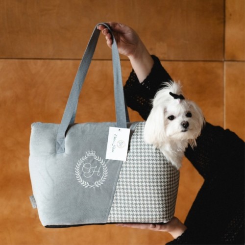 Переноска для тварин Chloe's Home Berlin 43x27x17 см сіра (CLH5231)