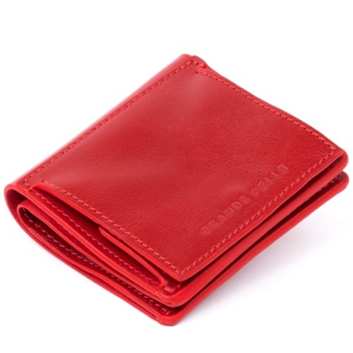 Гаманець Grande Pelle З накладною монетницею Червоний (11331)