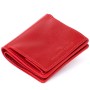 Гаманець Grande Pelle З накладною монетницею Червоний (11331)