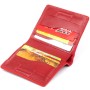 Гаманець Grande Pelle З накладною монетницею Червоний (11331)
