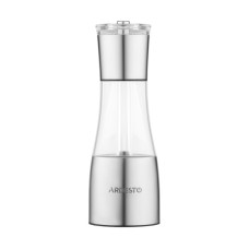Млинок для спецій Ardesto Gemini, 140мл, акрил, нержавіюча сталь, прозорий (AR1419SS)