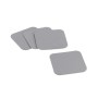 Підставка під гаряче Kela Kimara під чашку 10х10 см, 4 шт, світло-сірі (12091)