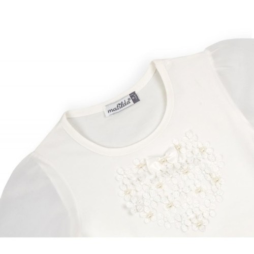 Кофта дитяча Matilda з квіточками (10134-1-164G-cream)