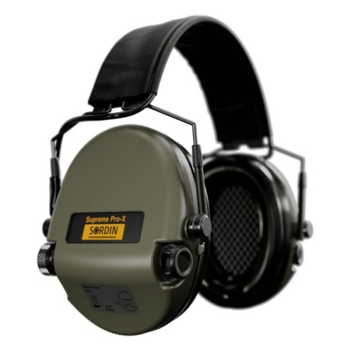 Тактичні навушники Sordin Supreme Pro X Slim Green (сумісні з ARC Rail) (74302-X/L-S)