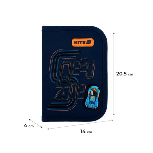 Пенал Kite 622 Speed Zone, 1 відділення, 2 відворот (K25-622-4)