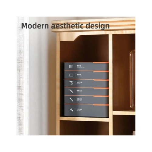 Набір інструментів Deli 7 шт. у модульному кейсі (H1001-D)