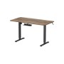 Комп'ютерний стіл OfficePro ODE1470DW Dark Wood/Black (ODE1470DW)
