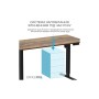 Комп'ютерний стіл OfficePro ODE1470DW Dark Wood/Black (ODE1470DW)