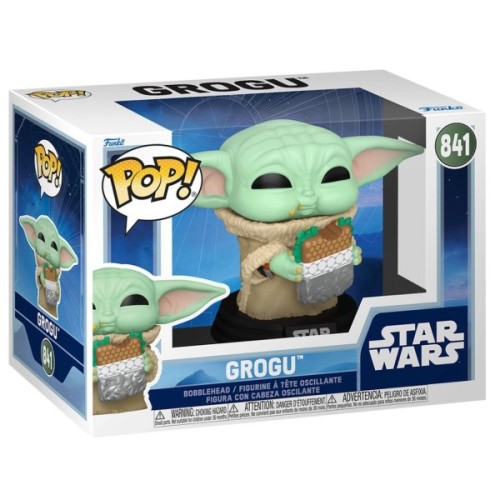 Фігурка Funko Pop серії Мандалорець і Ґроґу - Ґроґу із сендвічем (90821)