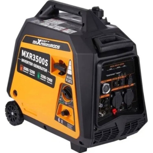 Генератор maXpeedingRODS бензин/газ MXR3500S інверторний (3,2 kW), 220V, 50Hz, 4л, дистанційний запуск (mxr3500S)