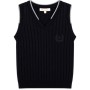 Жилет дитячий Na в'язаний (CLG 8002R-164B-black)