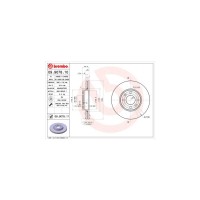 Гальмівний диск Brembo 09.9078.11