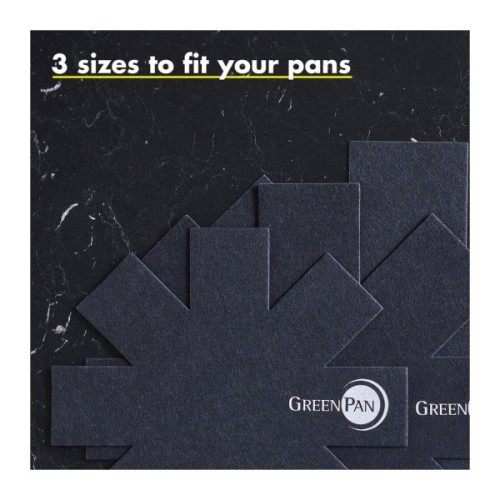Захист для зберігання сковорідок GreenPan 3 шт, чорний (CC002582-001)