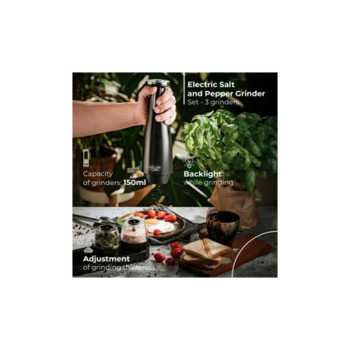 Млинок для спецій Adler AD 4449 black (AD4449B)