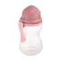 Поїльник-непроливайка Canpol babies зі складною силіконовою трубочкою, рожева 370 мл (56/113_pin2)