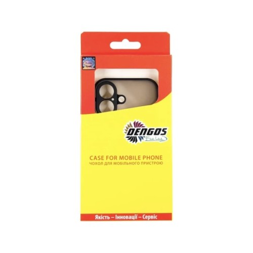 Чохол до мобільного телефона Dengos Matte iPhone 17 Black (DG-TPU-MATT-170)