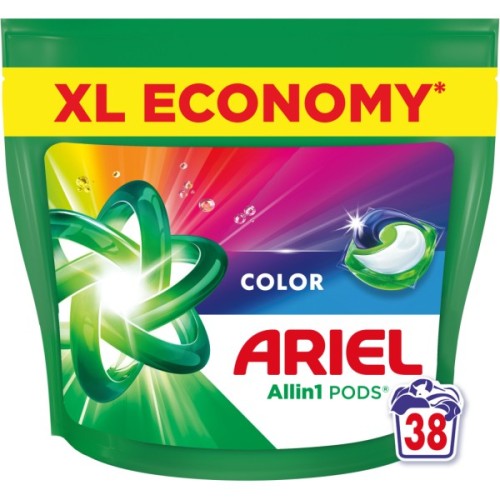 Капсули для прання Ariel Pods All-in-1 Color Для кольорового 38 шт. (8700216765268)