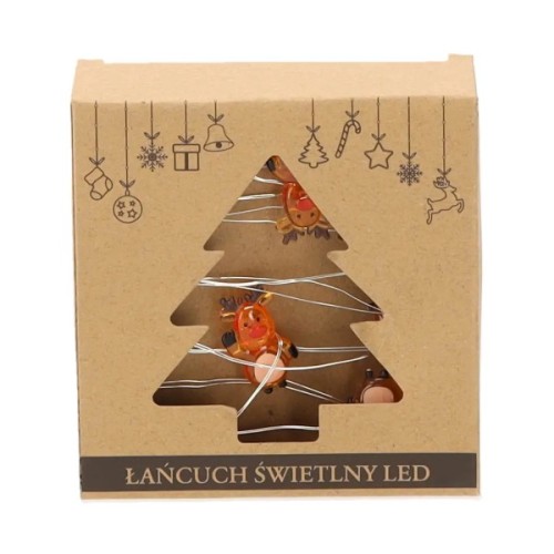 Гірлянда Chomik Струна Олень 2.2 м 20 LED Теплий білий (5900779854161)