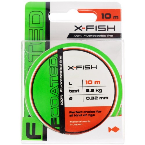 Флюорокарбон X-Fish FCoated 10m 0.32mm 8.3kg (1917.01.29)