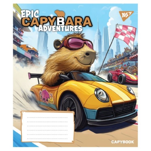 Зошит Yes Epic Capybara А5 12 аркушів лінія (767792)