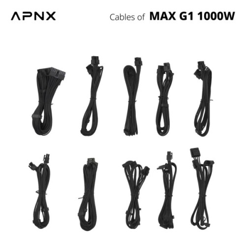 Блок живлення APNX 1000W MAX G1 (APPG-MXK0FEC.X1)