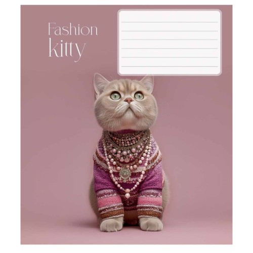 Зошит Школярик Star Fashion pets 18 аркушів лінія (018-3687L)