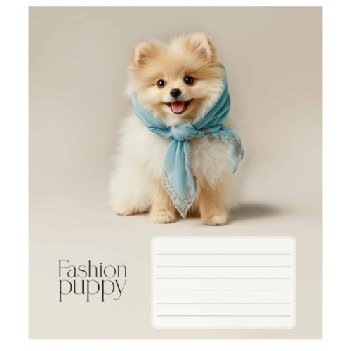 Зошит Школярик Star Fashion pets 18 аркушів лінія (018-3687L)