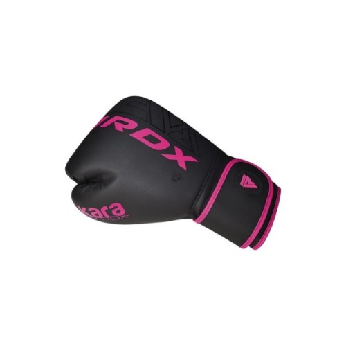 Боксерські рукавички RDX F6 Matte Pink 12 унцій (BGR-F6MP-12OZ)