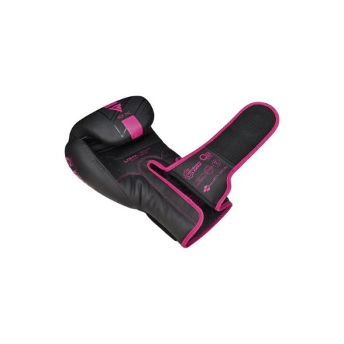Боксерські рукавички RDX F6 Matte Pink 12 унцій (BGR-F6MP-12OZ)