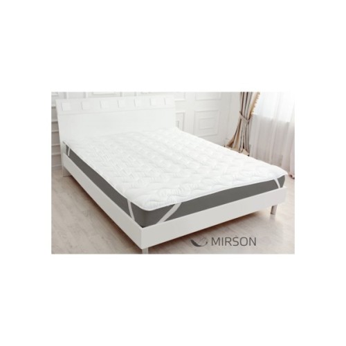 Наматрацник MirSon Eco Light №1718 Cotton Air-line на резинці по кутках White 80x190 см (2200002889414)